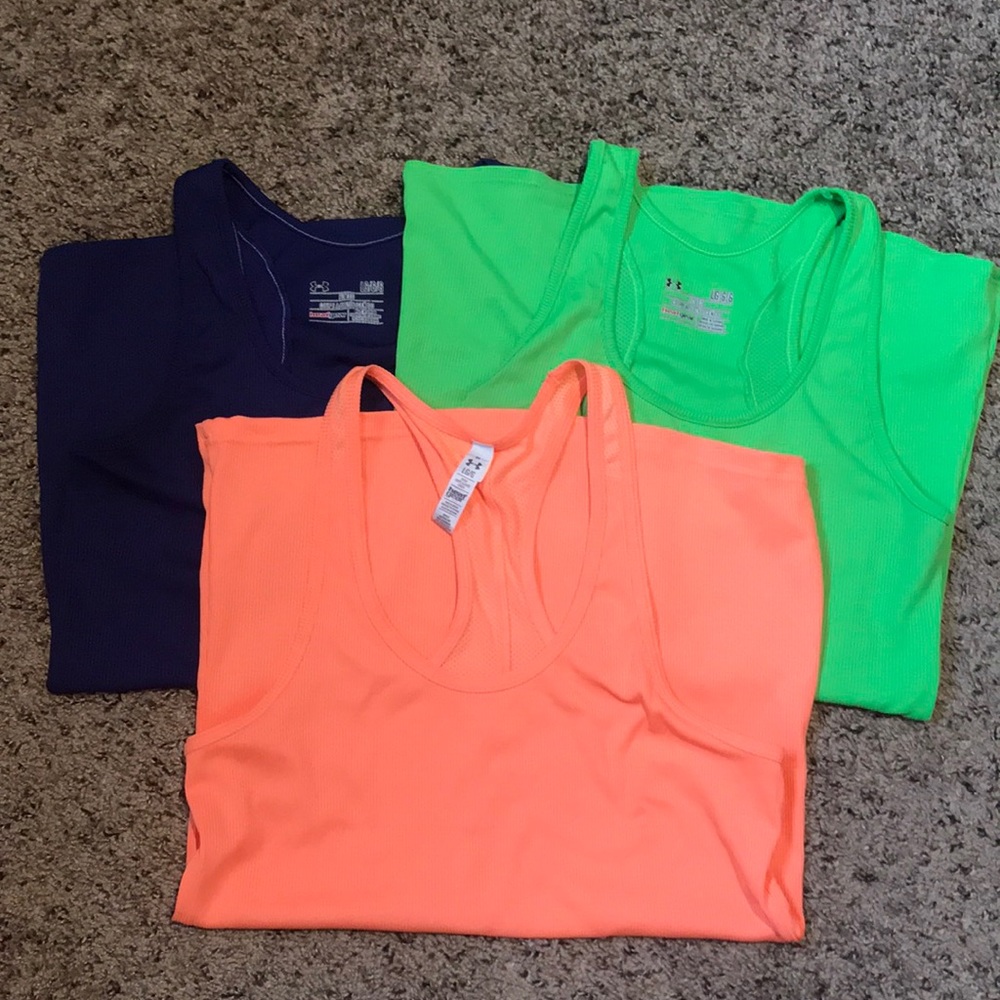Under armour tank tops. Heat gear